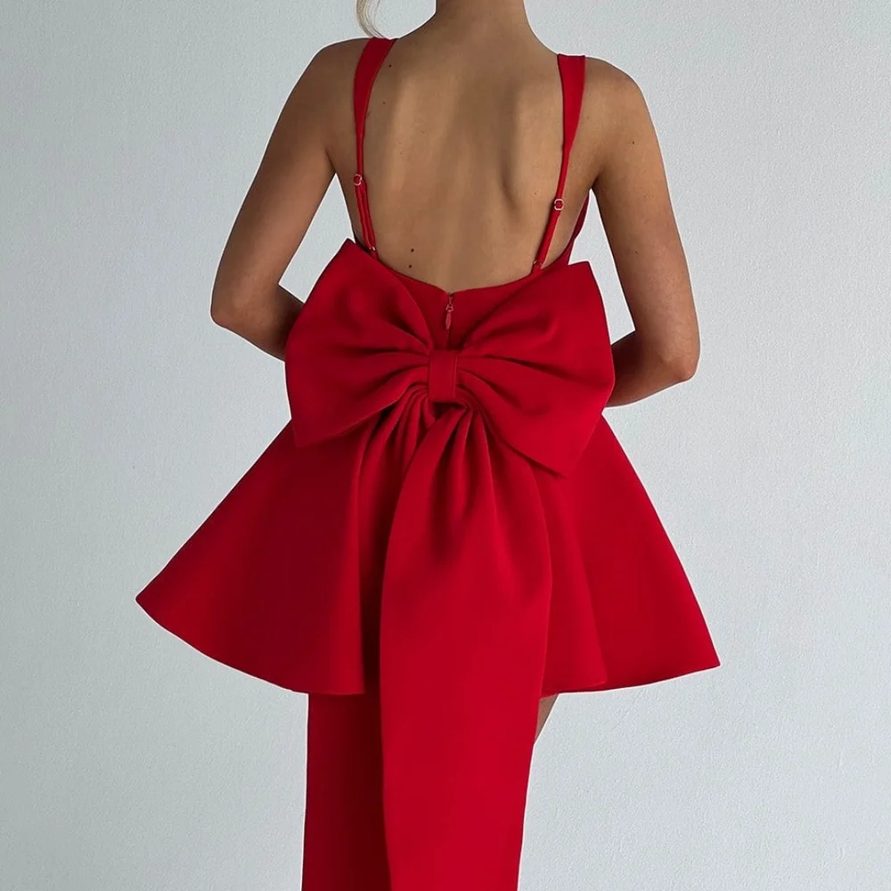 Babyboo Rue Mini Red Dress - Homecoming - Picture 2 of 4